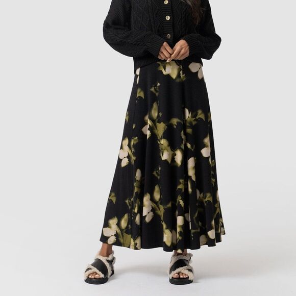 Saint and Sophia Nora A-Line Skirt Green Aurora Size 12 NWT in packaging - Picture 1 of 9